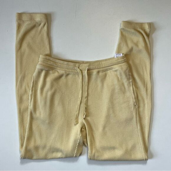 Aritzia Tna Waffle Jogger Butter Yellow Small - Picture 4 of 14